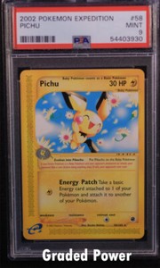 Expedition Pichu PSA 9 (3930) 58/165 Pokemon 