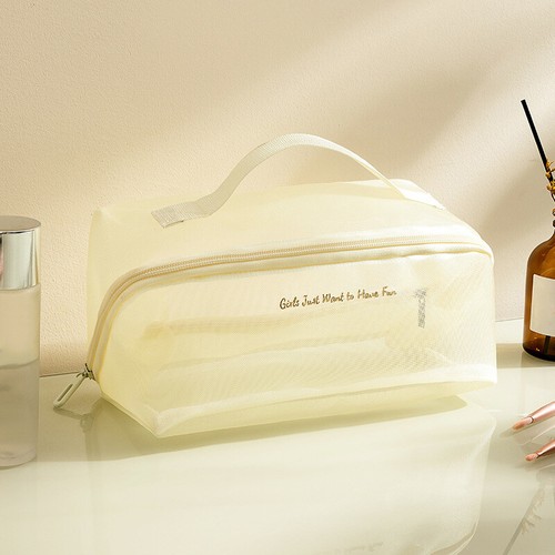 Make-up-Tasche Damen transparente Waschlacke große Kapazität tragbare Reiseaufbewahrungstasche - Bild 24 von 24