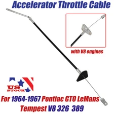 Accelerator Throttle Cable For 1964-1967 Pontiac GTO LeMans Tempest w/ V8 Engine