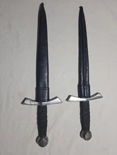 Vintage Starfire 20” Dagger w/ Leather Sheath. Made In USA. 1lbs.14.1oz