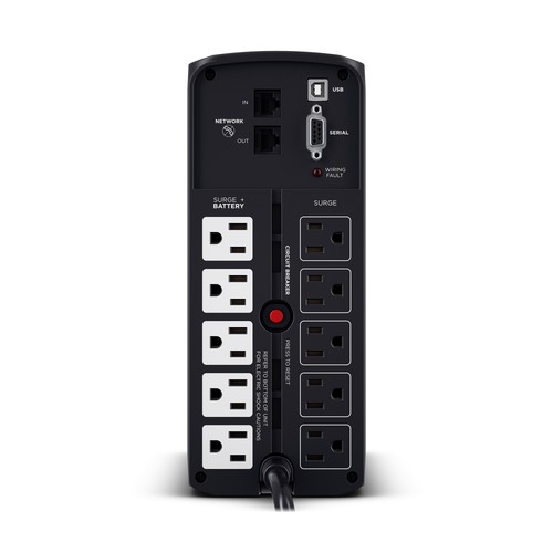CyberPower CP850PFCLCD-R PFC Sinewave 10 Outlets UPS - Certified Refurbished - Afbeelding 4 van 7