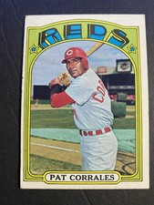 1972 Topps Baseball Pat Corrales Cincinnati Reds High Number Card #705 (a)