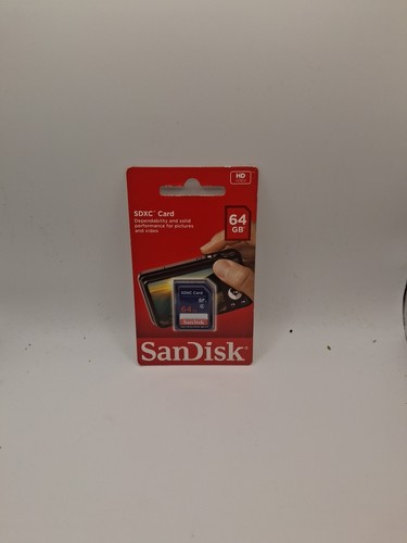 SanDisk 64GB SD Card SDXC SDHC MEMORY CARD 64 GB For Digital Cameras - Picture 1 of 2