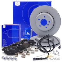 ATE Bremsscheiben Ø330 +BremsbelÄGe +Warnkontakt Hinten FÜR BMW 5-ER F10 Limo