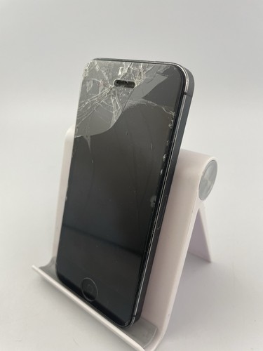 Apple iPhone 5 A1429 4" Black IOS Smartphone Cracked Spares & Repairs - Afbeelding 7 van 16