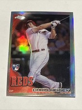 CHRIS HEISEY 2010 TOPPS CHROME #192 REFRACTOR RC REDS