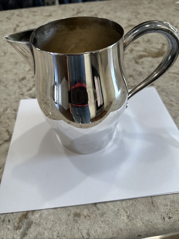 Antique Paul Revere Reproduction Wm A Rogers Silver Plated Water Pitcher