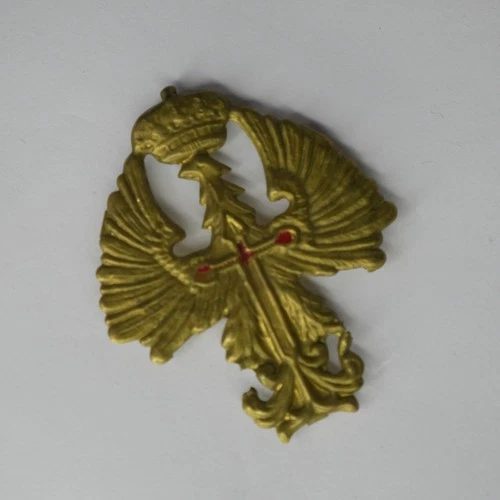 Antique Spanish Franco Cap Helmet Insignia Civil War Military Tanker Post WW2
