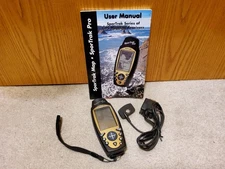 Magellan SporTrak Map Handheld GPS Receiver Bundle Hiking Wrist Strap Manual EUC