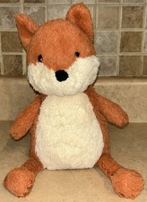 Jellycat London Peanut Fox Plush Doll London Soft Orange 12  Rare Retired HTF
