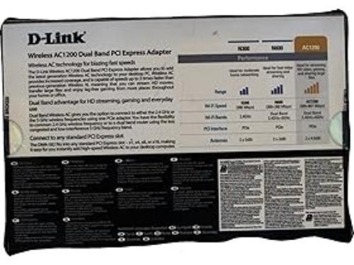 D-Link DWA-582 High-Gain Wi-Fi AC1200 PCIe Wireless Adapter with 2 External Ante - Bild 7 von 10