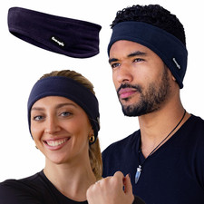Winter Fleece Ear Warmers Muffs Headband for Men and Women - Unisex Earmuffs - G