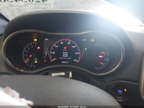 Rear View Mirror Manual Dimming Fits 14-15 DURANGO 3005409 - Picture 6 of 12