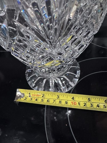 American Brilliant Mobster Chrystal Diamond Pattern Pitcher 10” Inches - Picture 12 of 15