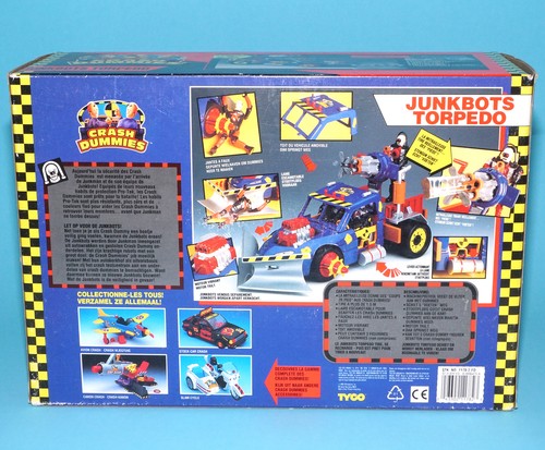 INCREDIBLE CRASH DUMMIES JUNKBOT WRECKER MIB MISB SEALED EURO BOX NRFB 1993 TYCO - Picture 6 of 6