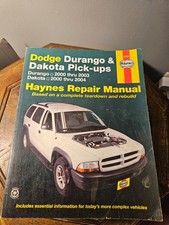 2000 - 2004 Dodge Durango & Dakota Pickups Haynes Service Repair Manual 30022