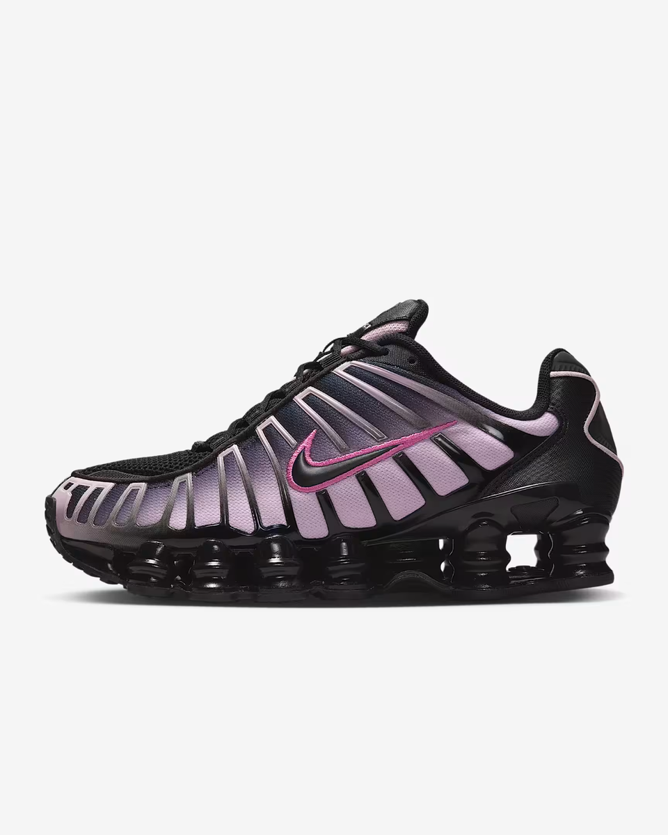 Nike Shox TL Women's Shoes in Black/Playful Pink/pink Foam