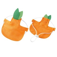 Orange Hat for Dog Baseball Caps Birthday Headgear Fun Costume for Dog Cats