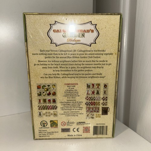TGG Games Mr Cabbagehead's Garden Deluxe Todd Sanders - Picture 2 of 2