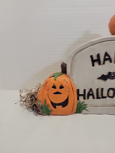 Midwest of Cannon Falls EDDIE WALKER Happy Halloween Tombstone Fantasma e Zucche - Foto 3 di 8