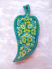 Hand-Painted Wooden Cutting Board Petrykivka Art Decorative Pepper from Ukraine