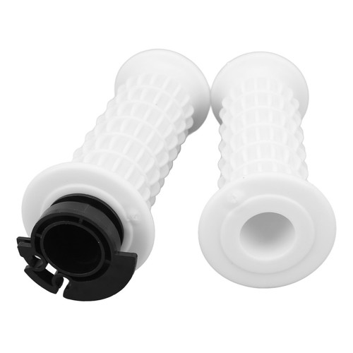 ❀ (Weiß) Universal-Motorradlenker Rostfreies ABS-Silikon Weiche - Afbeelding 11 van 22