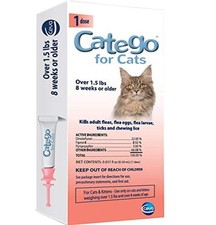 for Cats Flea and Tick Treatment & Prevention (Over 1.5 lbs) 1-Month Supply