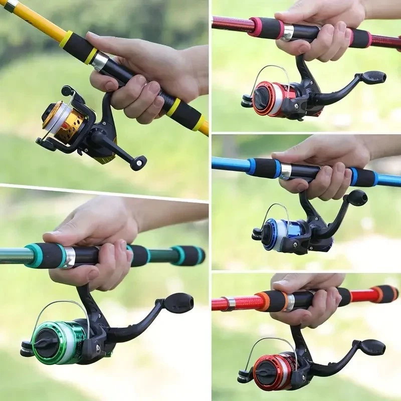 1.8M Telescopic Fishing Rod Reel Set Kit Portable Strong Summer Sea Outdoor Gift - Image 2 of 4