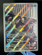 The Pokémon Company Houndour 204/197 SV03 Obsidian Flames IR Full Art Holo EN