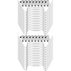 100 Sets Gewächshausklammerm Platten Klammern Clips Zur Pflanzenunterstützung