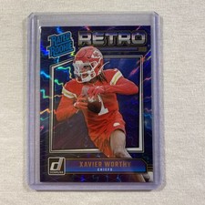 2024 Panini Donruss Xavier Worthy Retro Rated Rookie #14 Rookie