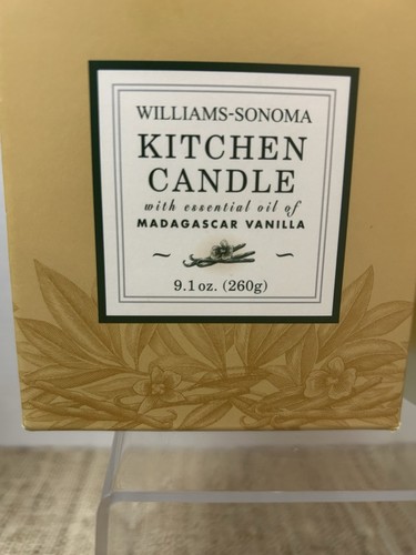 Williams Sonoma Madagaskar Vanille 9,1 Oz. Kerze. Rentner sehr schwer zu finden. Neu im Karton - Bild 3 von 6