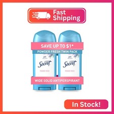 Secret Antiperspirant and Deodorant for Women, 24hr Sweat  Odor Protection, PH