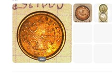 2 Colombia Coins 1886/1901 5 Centavos Lazareto bullion Uncirculated