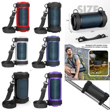 For JBL FLIP7 Bluetooth Speaker Silicone Protective Case Sleeve Cover With Strap