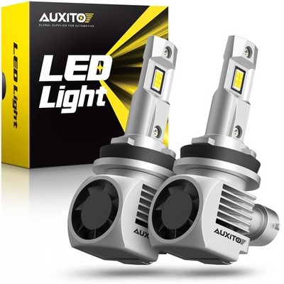 AUXITO H11H8 LED Headlight Low Beam Bulbs 7000LM 6000K Super Bright Q16 Series