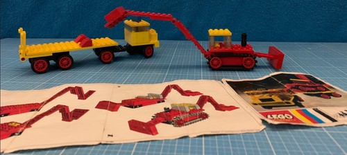 LEGO 376 Tieflader mit Bagger 1971 mit Bauanleitung - Bild 5 von 7
