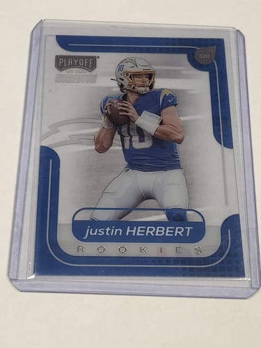 2020 Panini Chronicles - Playoff Momentum Rookies Justin Herbert #M-3 (RC)