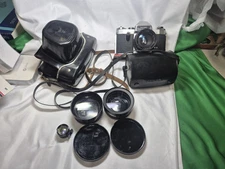 Hanimex Praktica Camera Hanimex Praktica Nova IB 35mm Film Camera W Accessories 