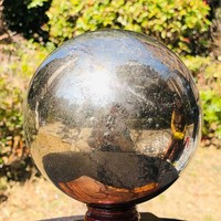 10.84LB Natural chalcopyrite sphere quartz crystal polished ball healing decor 6