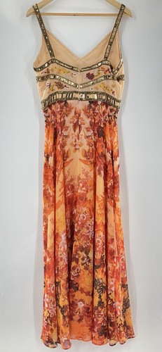 Karen Millen Womens Size Uk 12 Beaded & Embroidery Woven Midi Dress RRP £259 #T3 - Picture 10 of 13