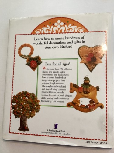 1991 DOUGH CRAFTS Isolde Kiskalt Hardcover Book Fun Cute DIY Figures Decor VTG - Foto 9 di 9
