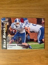 2013 Upper Deck Star Rookie Auto Connor Vernon #123 Rookie Auto RC