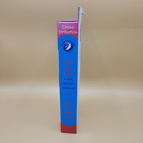 PURE STRIDE Dress Orthotics Inserts Arch Support New 6.5-7.5 - Picture 3 of 4
