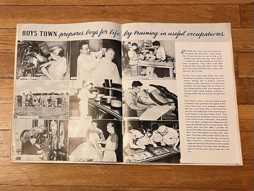 Father Flanagan’s Boys Home Boys Town Nebraska Program Brochure 1939 - Bild 5 von 6
