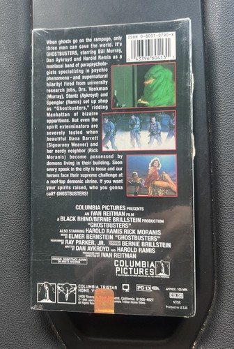 Ghostbusters VHS 1994 Sealed Movíe Bill Murray Dan Aykroyd - Picture 2 of 4