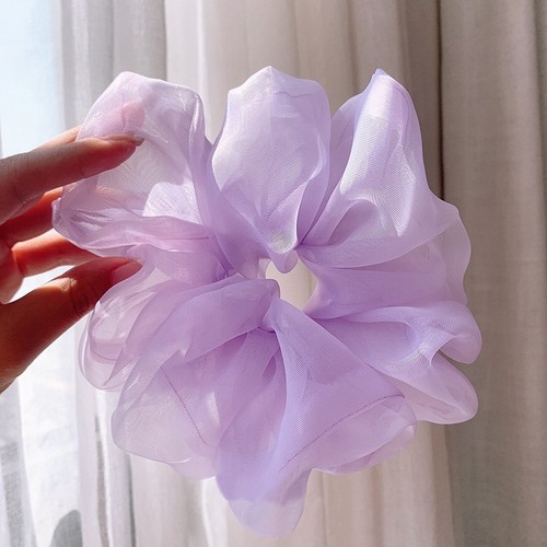 Haargummi Für Frauen Kompatibel Mit Organza Material Ideal Für Party Und Alltag - Picture 24 of 31