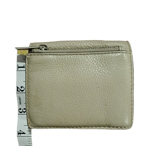 Cartera para tarjetas/monedas de cuero beige Michael Kors - Imagen 2 de 4