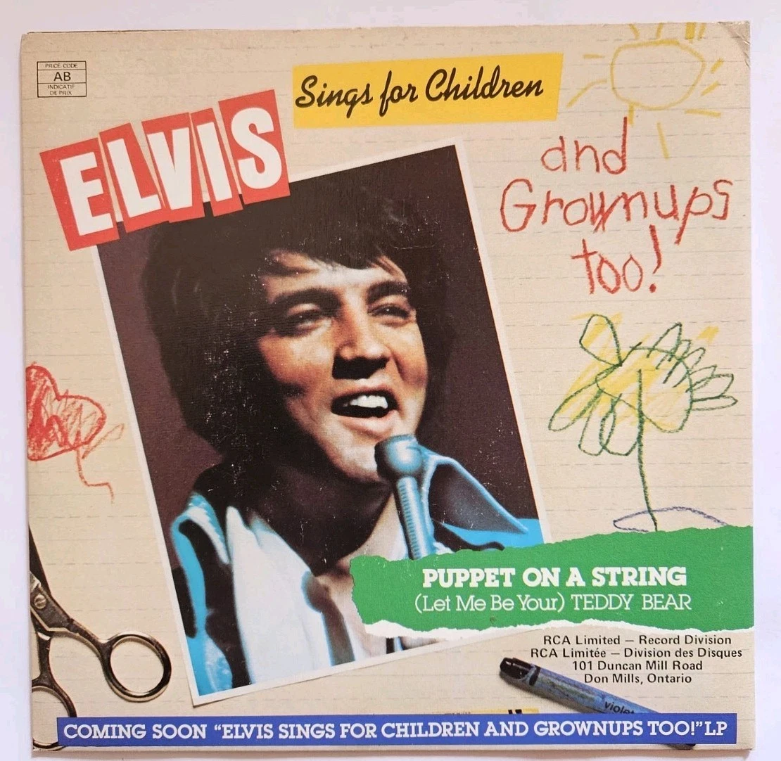 Elvis Presley - Puppet On A String / Teddy Bear - Limited Single - 1978 - RCA