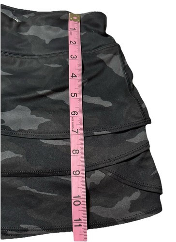 Athleta Girls L12 Camo Swing Skort  Charcoal Lux Print - Picture 7 of 12